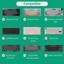 画像をギャラリービューアに読み込む, Geekria スリム キーボード キャリングケース Nuphy Air75 V3, ロジクールLogicool MX メカニカル ミニ MelGeek O2, LOFREE Flow84/ Flow Lite 84, 84鍵キーボードと互換性あり ハードシェル トラベルバッグ (ピンク)
