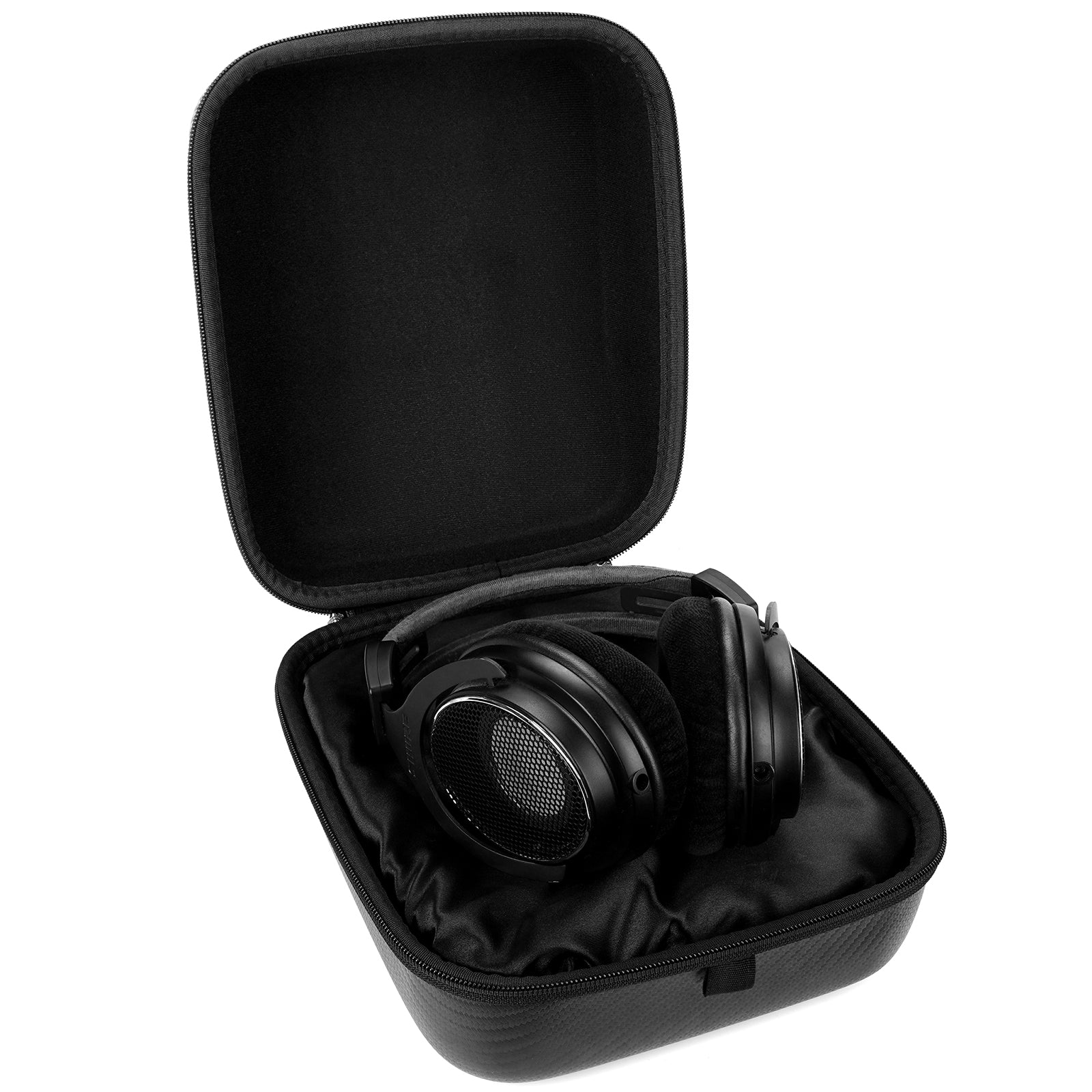 SHURE ブラックヘッドホン 収納ケース付き Geekria ケース Sheild ヘッドホンケース 互換性 ハードケース 旅行用