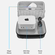 画像をギャラリービューアに読み込む, Geekria デスクトップ コンピューター ハードシェルケース アップル Apple 2024 Mac Mini M4 / Mini M4 Proに対応 トラベル キャリングバッグ マジック Magicマウス/トラックパッド/アクセサリーに適用 (ダークグレー)
