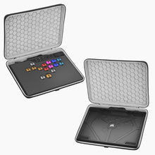 画像をギャラリービューアに読み込む, Geekria ハードシェル トラベルケース コルセア Corsair NOVABLADE PROに対応 アーケードコントローラー キャリングバッグ (ダークグレー)
