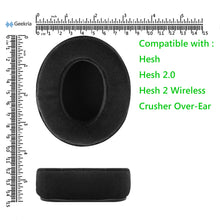 画像をギャラリービューアに読み込む, Geekria イヤーパッド Comfort 互換性 パッド スカルキャンディSkullcandy Hesh, Hesh 2.0, Hesh 2 Wireless, Crusher Over-Ear ヘッドホンに対応 イヤパッド/イヤークッション/イヤーカップ ベロア ( ブラック )

