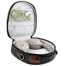 画像をギャラリービューアに読み込む, Geekriaケース ヘッドホンケース 互換性 バッグ 旅行用 ケース アーカーゲー AKG, オーディオテクニカ Audio-Technica, ビーアンドダブリュ B&amp;W, グアンドオルフセン B&amp;O, ボーズ Bose, グラド Grado, ジェイビーエル JBL に対応 収納ポーチ付属 (ブラック)
