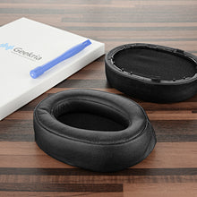 画像をギャラリービューアに読み込む, Geerkia イヤーパッド QuickFit 互換性 パッドソニー Sony MDR-100A MDR-100AAP MDR-H600A WH-H900N ヘッドホンに対応 パッド イヤー / イヤーカップ (プロテインレザー / ブラック)
