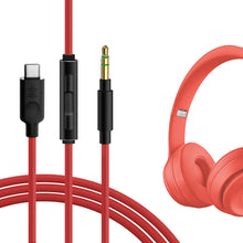 画像をギャラリービューアに読み込む, Geekria ケーブル USB-C Digital to Audio 互換性 オーディオコード ビーツバイドクタードレ Beats Studio Pro, Solo 4, Solo 3, Studio3 ヘッドホンケーブル、 Type-C に適合する インラインマイクと音量コントロール (1.7m)
