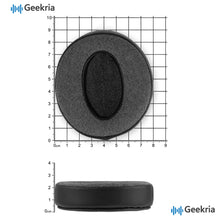 画像をギャラリービューアに読み込む, Geekria イヤーパッド Comfort互換性 パッド ゼンハイザー Sennheiser HD4.50BT, HD4.50BTNC, HD4.40BT, HD4.30G, HD4.20S, HD458BT, HD450, HD450BT, HD400S, HD350BT ヘッドホンに対応 パッド イヤー / イヤーカップ PUレザー +メッシュファブリック (黒)
