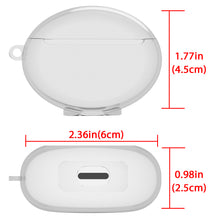 画像をギャラリービューアに読み込む, Geekria シリコンカバー 互換性 カバーHUAWEI FreeBuds 4i 対応 True Wireless Earbuds 充電ケースカバー 外装カバーキーホルダーフック付き、充電ポートアクセス可能、フロントLED可視
