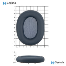 画像をギャラリービューアに読み込む, Geekria イヤーパッド 互換性 パッド ソニー Sony WH-1000XM6 Wireless Noise Canceling ヘッドホンに対応 パッド イヤー / イヤーカップ プロテインレザー (青)
