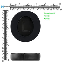 画像をギャラリービューアに読み込む, Geekria イヤーパッド Sport 互換性 パッド Alienware AW310H AW510H ヘッドホンに対応 パッド イヤー / イヤーカップ (冷却ジェル / 黒)

