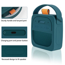 画像をギャラリービューアに読み込む, Geekria シリコーン スピーカーケース カバー 互換性カバー ボーズ Bose SoundLink Micro II に 対応 保護用の防水ソフトスキン、スピーカーケース、キーホルダーフック付き (ダークブルー)

