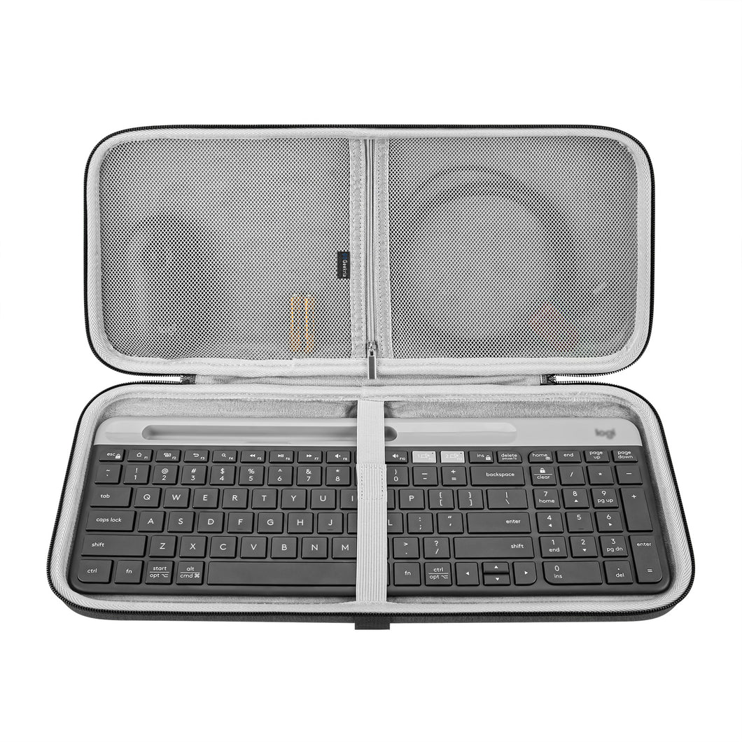 Geekria キーボードケース 収納ケース 互換品 ロジクール Logitech MK470 Slim Wireless/ K580 /Logicool K585 薄型ワイヤレスキーボード キャリングバッグ