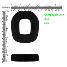 画像をギャラリービューアに読み込む, Geekria イヤーパッド Comfort 互換性 パッド Astro A40 TR A50 ヘッドホンに対応 パッド イヤークッション / イヤーカップ (ベロア / ブラック)
