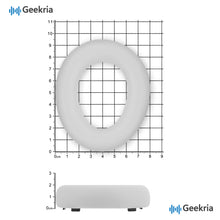画像をギャラリービューアに読み込む, Geekria イヤーパッド 互換性 パッド ベイヤーダイナミック Beyerdynamic AVENTHO 300 ヘッドホンに対応 パッド イヤー / イヤーカップ プロテインレザー (白)
