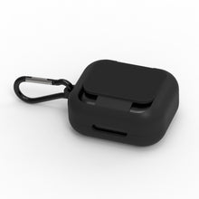 画像をギャラリービューアに読み込む, Geekria シリコン カバー 互換性 カバー アンカー Anker Soundcore P30i 対応 True Wireless Earbuds 充電ケースカバー 外装カバー キーホルダーフック付き、充電ポートアクセス可能 (黒)

