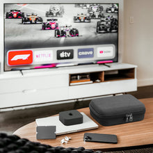 画像をギャラリービューアに読み込む, Geekria ハードシェル トラベル キャリングケース、アップル Apple TV 4K 2024 第 3 世代、アップル Apple TV 4K 2022 第 3 世代、アップル Apple TV 4K 2021 第 2 世代、アップル Apple TV Siri リモートに対応 (ダークグレー)
