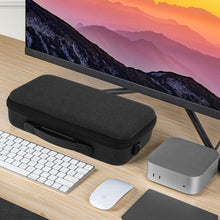 画像をギャラリービューアに読み込む, Geekria デスクトップ コンピューター ハードシェル トラベルケース アップル Apple 2024 Mac Mini M4 / Mini M4 Proに対応 Magicキーボード/マウス/トラックパッド/アクセサリー収納可能 (ダークグレー)
