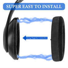 画像をギャラリービューアに読み込む, Geekria イヤーパッド SNAP マグネチック 互換性 パッド ビーツバイドクタードレ Beats Studio 3 Wireless, Studio 2 ヘッドホンに対応 パッド イヤー / イヤーカップ プロテインレザー + ベロア (ブラック, 2組)
