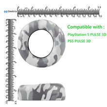 画像をギャラリービューアに読み込む, Geekria イヤーパッド QuickFit 互換性 パッド ソニー Sony PlayStation 5 PULSE 3D PS5 Wireless ヘッドホンに対応 パッド イヤー / イヤーカップ プロテインレザー (迷彩)
