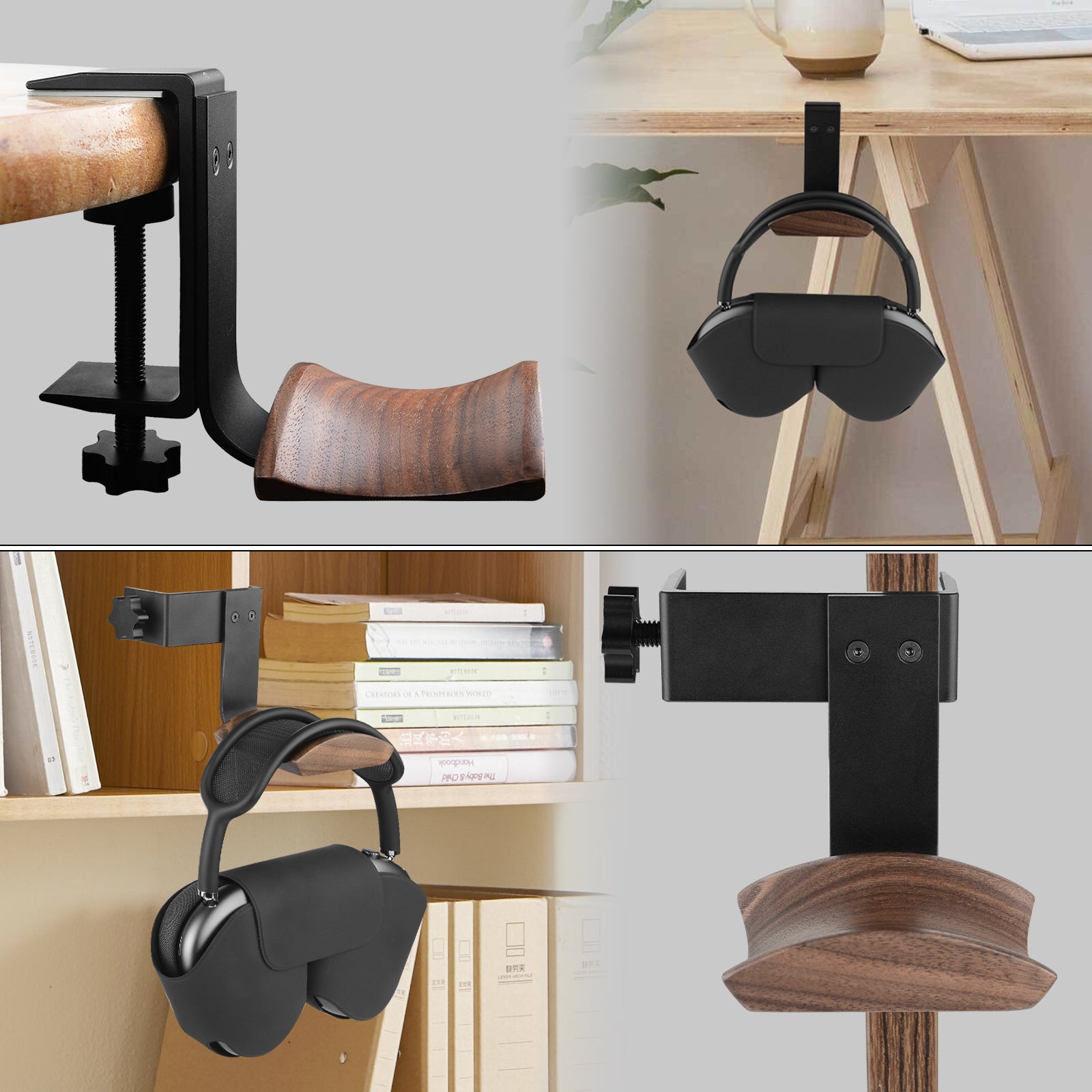 GeekriaヘッドフォンスタンドはApple AirpodsMax、ヘッドフォンフック 