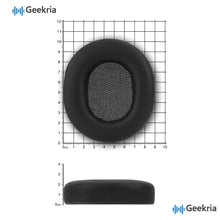 画像をギャラリービューアに読み込む, Geekria プロテインレザー 交換イヤーパッド ASUS ROG Pelta ヘッドフォン用 互換品 イヤークッション、イヤーパッド、イヤーカップカバー 修理パーツ (ブラック)
