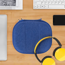 画像をギャラリービューアに読み込む, Geekria ケース Sheild ヘッドホンケース 互換性 ハードケース 旅行用 ハードシェルケース ジェイビーエル JBL, ソニー Sony, アーカーゲー AKG, スカルキャンディ Skullcandy に対応 収納ポーチ付き (青い)
