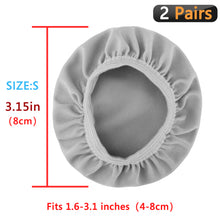 画像をギャラリービューアに読み込む, Geekria カバー 2 ペア 互換性 イヤーパッドカバー (SGS認証済) 劣化防止、防塵 ヘッドホン交換用 ストレッチニット 4-8CM ヘッドホン用 洗濯可 ( Small / グレー)
