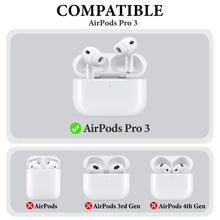 画像をギャラリービューアに読み込む, Geekria ベルトクリップケース AirPods Pro 3 対応 イヤホン用 ハードシェル保護カバー ベルト バッグストラップ 旅行用クリップホルダー (ホワイト)

