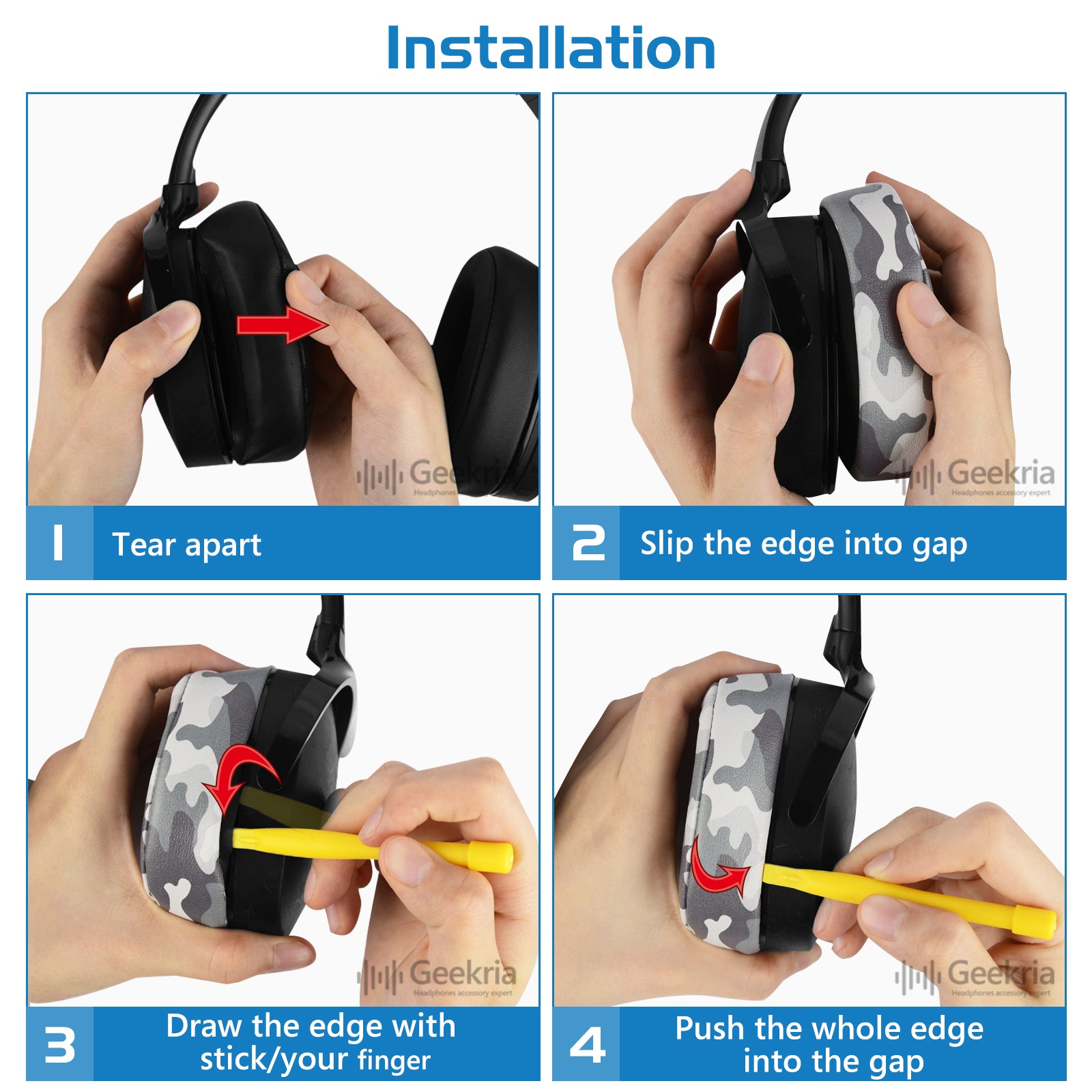 【イヤーパッド新品】スカルキャンディ　クラッシャー　エボ Amazon.com: Geekria QuickFit Replacement Ear Pads for