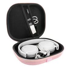 画像をギャラリービューアに読み込む, Geekria ケース NOVA ヘッドホンケース 互換性 ハードケース 旅行用 ハードシェルケース ソニー Sony MDR-ZX600, MDR-ZX310AP, MDR-ZX310, MDR-ZX300, MDR-ZX110NC, MDR-ZX110NA, MDR-ZX110, MDR-ZX100 に対応 収納ポーチ付き(ピンク)
