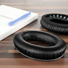 画像をギャラリービューアに読み込む, Geekria イヤーパッド QuickFit 互換性 パッド ボーズ Bose QuietComfort 25, QC25, SoundLink Around Ear ヘッドホンに対応 パッド イヤー / イヤーカップ ( プロテインレザー / ブラック )
