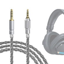 画像をギャラリービューアに読み込む, Geekria Apollo シルバーメッキ アップグレード 4.4mm から 3.5mm オーディオ ケーブル、ソニー Sony MDR-M1 MDR-MV1 MDR-M1ST ヘッドフォン対応、ねじ式ノブ ロック装置付き交換用コード (4.9 フィート / 1.5 メートル)
