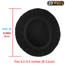 画像をギャラリービューアに読み込む, Geekria カバー 20 ペア 互換性 イヤーパッドカバー (SGS認証済) 劣化防止、防塵 ヘッドホン交換用 ストレッチニット 8-11CM ヘッドホン用 洗濯可 ( Medium / ブラック)
