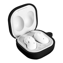 画像をギャラリービューアに読み込む, Geekria シリコンカバー 互換性カバーサムスン Samsung Galaxy Buds Live 対応 True Wireless Earbuds 充電ケースカバー 外装カバーキーホルダーフック付き、充電ポートアクセス可能、フロントLED可視
