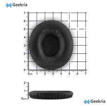 画像をギャラリービューアに読み込む, Geekria イヤーパッド QuickFit 互換性 パッド ビーツバイドクタードレ Beats SoloHD On-Ear ヘッドホンに対応 パッド イヤー / イヤーカップ ( プロテインレザー / ブラック)
