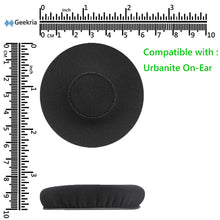 画像をギャラリービューアに読み込む, Geekria イヤーパッド Comfort 互換性 パッド ゼンハイザー Sennheiser Urbanite On-Ear ヘッドホンに対応 パッド イヤー / イヤーカップ (ベロア / ブラック)
