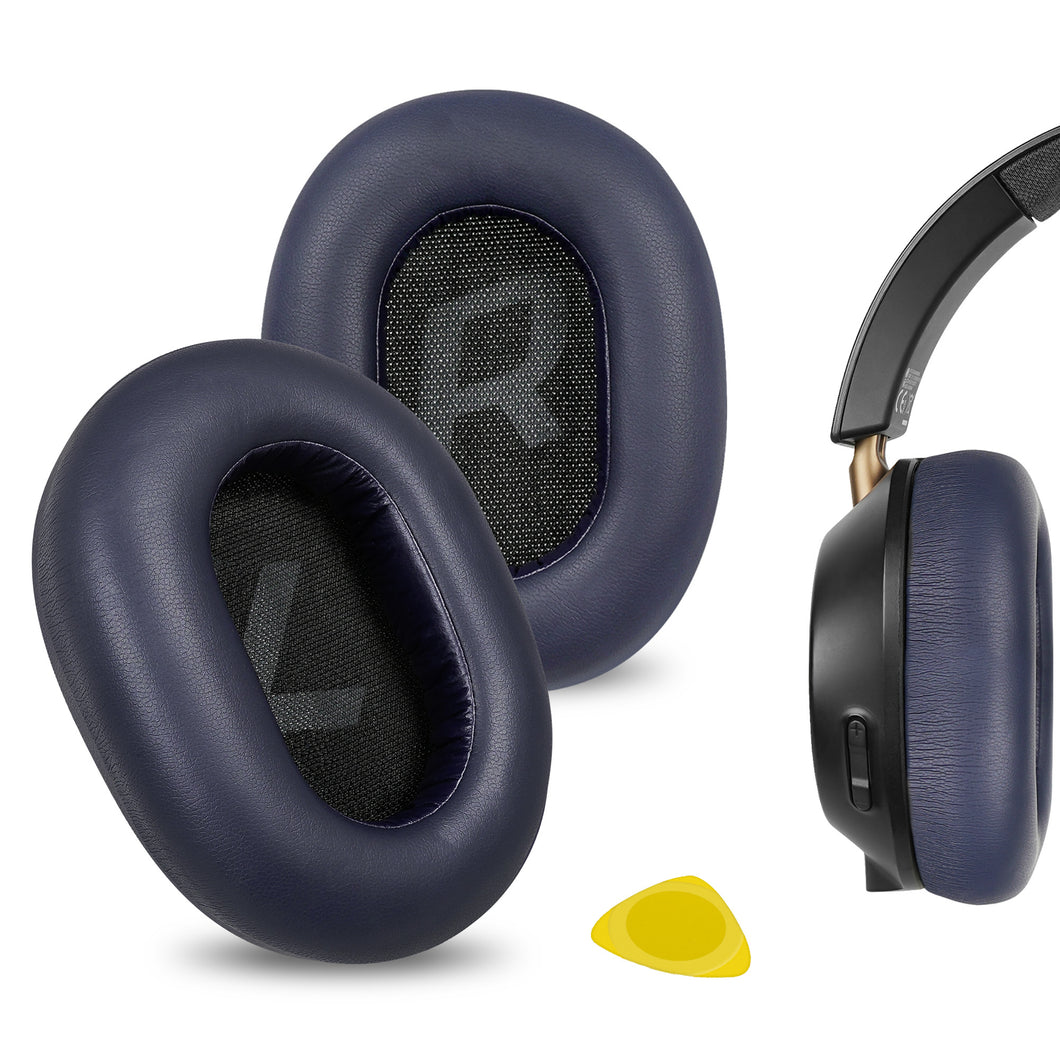 Geekria イヤーパッド QuickFit 互換性 パッド プラントロニクス Plantronics BackBeat GO 810, GO810 Wireless ヘッドホンに対応 パッド イヤー / イヤーカップ (プロテインレザー / 青)