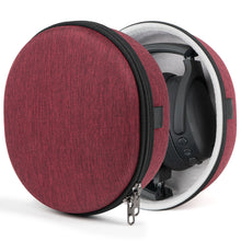 画像をギャラリービューアに読み込む, Geekria Shield ヘッドホンケース スカルキャンディ Skullcandy Crusher EVO/ANC 2/360、Crusher 1080、 ANCHesh 3 など対応 交換用ハードシェル・トラベルキャリングバッグ（ケーブル収納付き） (ディープレッド)
