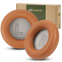 画像をギャラリービューアに読み込む, Geekria イヤーパッド Comfort 互換性 パッド グアンドオルフセン Bang &amp; Olufsen Beoplay HX / H9 3rd ヘッドホンに対応 パッド イヤー / イヤーカップラムスキン (茶色)
