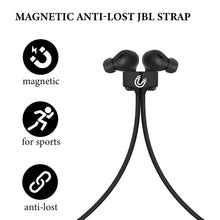 画像をギャラリービューアに読み込む, Geekria ワイヤレス イヤホン磁気紛失防止ストラップ アクセサリー、ソフト シリコーン スポーツ イヤホン紛失防止ストラップ、ストラップ、ジェイビーエル JBL Vibe Beam, Tune Flex, Tune 230NC TWS (黒/2 Pack)
