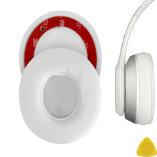 画像をギャラリービューアに読み込む, Geekria イヤーパッド QuickFit 互換性 パッド ビーツバイドクタードレ Beats Solo 2 Wireless (B0534) (Not Compatible with Beats Solo 2 Wired) On-Ear ヘッドホンに対応 イヤパッド/イヤークッション/イヤーカップ ( プロテインレザー / 白い )
