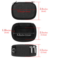 画像をギャラリービューアに読み込む, Geekria イヤホン キャリング ポーチ Bowers&amp;Wilkins Pi8, Pi7 S2, Pi5 S2 ケース カバーと互換性あり、交換用保護耳栓 トラベル バッグ ケーブル収納付き (ダーク グレー)
