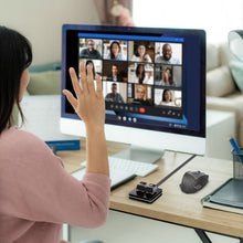 画像をギャラリービューアに読み込む, Geekria ミーティング ミュート コントローラー (RGB バックライト) Windows グーグル Google Meet アプリと互換性あり、マイク オーディオのミュート/ミュート解除、ビデオの停止/開始、オンライン教室、会議用のキーボード ボタン (黒 )
