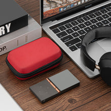 画像をギャラリービューアに読み込む, Geekria ヘッドホンアンププレーヤー UltraShell ケース FiiO M6、M7、M3K、E10K、Q1 Mark II、K3、A3、ソニー Sony NW-A55、S.M.S.L IQ、Sap-11、Shanling M1 対応 パーツ収納スペース付き保護キャリーバッグ (レッド)
