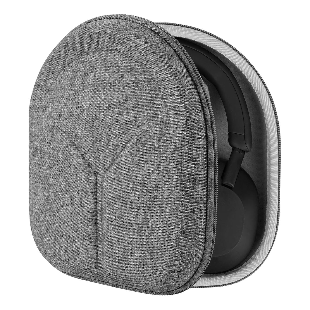 Geekria ケース Shield ヘッドホンケース 互換性 ハードケース 旅行用 ハードシェルケース ソニー Sony WH-1000XM5, WH-CH710N, WH-CH720N, WH-CH700N, WH-ULT900N, WH-1000XM4, WH-1000XM3, WH-XB910N に対応 収納ポーチ付き（グレー）
