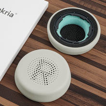 画像をギャラリービューアに読み込む, Geekria イヤーパッド QuickFit 互換性 パッド JLab Go Lux ANC Wireless ヘッドホンに対応 パッド イヤー / イヤーカップ ( プロテインレザー/クラウドホワイト)
