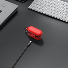 画像をギャラリービューアに読み込む, Geekria シリコン カバー 互換性 カバー beyerdynamic Free BYRD 対応 True Wireless Earbuds 充電ケース充電ケースカバー 外装カバー キーホルダーフック付き 充電ポートアクセス可能 (Red)
