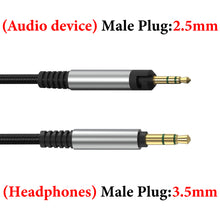 画像をギャラリービューアに読み込む, Geekria ケーブル ナイロン編組 互換性 オーディオコードオーディオテクニカ ATH ATH-M50, ATH-M50X, ATH-M40X, ATH-M70X, ATH-M40ヘッドホンケーブル、2.5mm に適合する 1.2m
