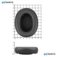 画像をギャラリービューアに読み込む, Geekria イヤーパッド 互換性 パッド ジェイビーエル JBL Tour One M3 ヘッドホンに対応 パッド イヤー / イヤーカップ プロテインレザー (黒)
