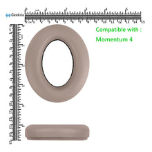 画像をギャラリービューアに読み込む, Geekria イヤーパッド QuickFit 互換性 パッド ゼンハイザー Sennheiser Momentum 4 Wireless Over-Ear ヘッドホンに対応 パッド イヤー / イヤーカップ (プロテインレザー / ブラウン)
