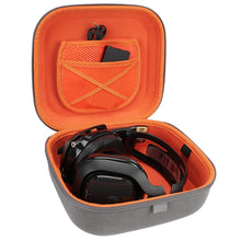 画像をギャラリービューアに読み込む, Geekria シールドケース（大型オーバーイヤーヘッドホン用）、ケーブル収納付き交換用保護ハードシェルトラベルキャリーバッグ、ASTRO Gaming A50Gen4対応（マイクロファイバーグレー）
