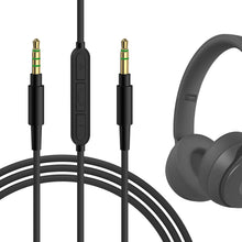 画像をギャラリービューアに読み込む, Geekria ケーブル 互換性 オーディオコード ビーツバイドクタードレ Beats Studio Pro, Solo 4, Solo3, Studio3, Studio2 ヘッドホンケーブル、3.5mm に適合するインラインマイクと音量コントロール 1.2m
